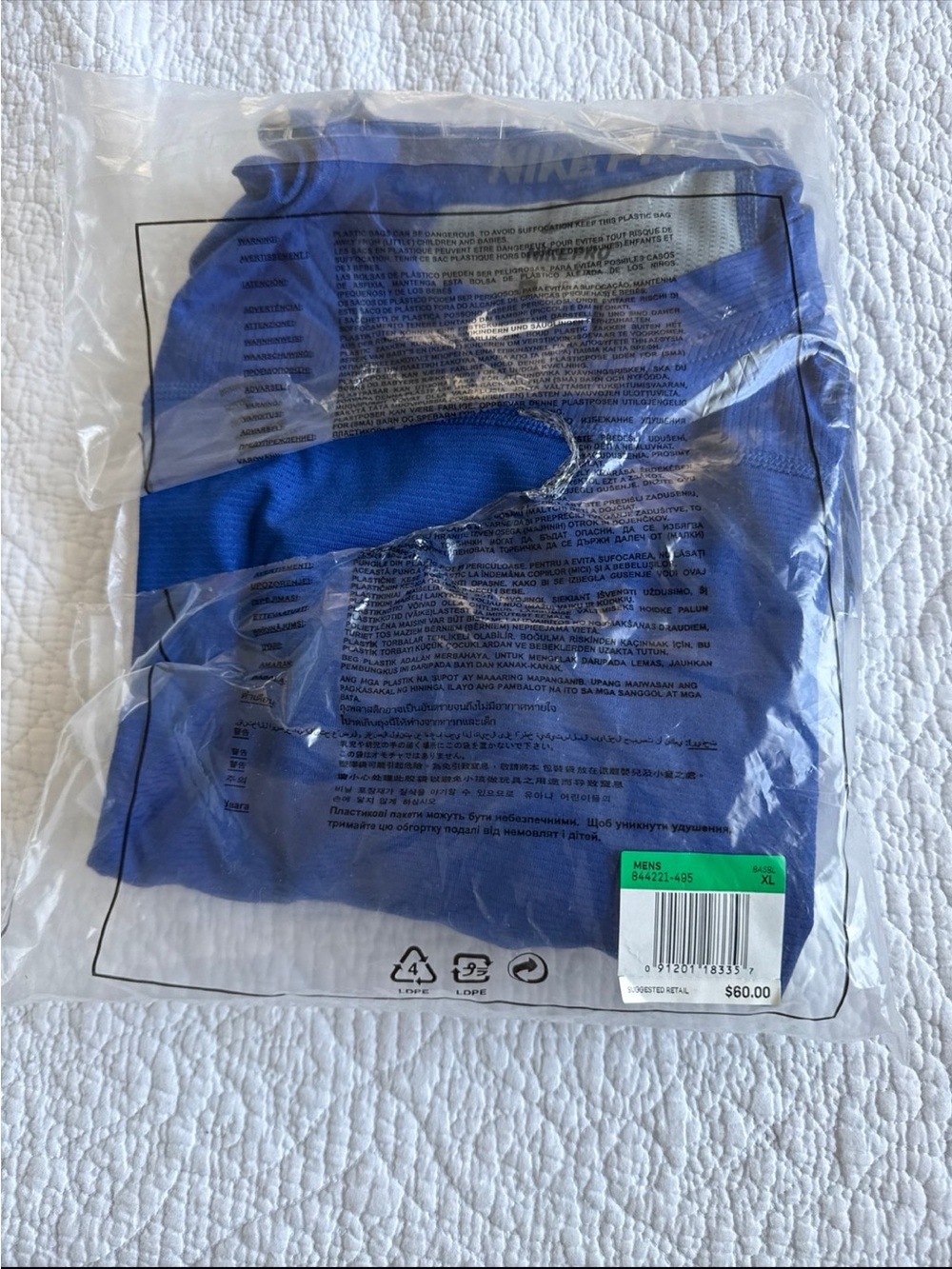 Nike Men's Royal Blue Athletic Socks